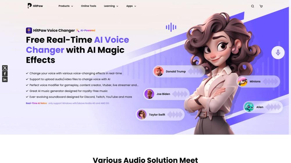 image for HitPaw Voice Changer