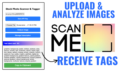 image for StockPhoto Scanner & Tagger