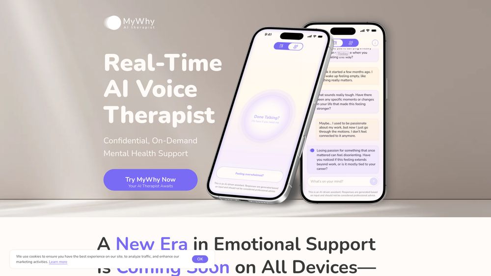 image for MyWhy - Real-Time AI Voice Therapist