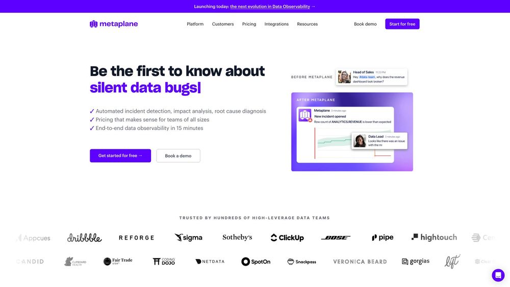image for Data Observability v2 by Metaplane