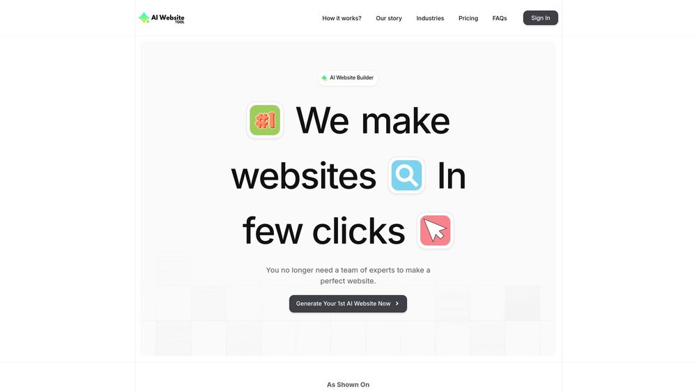 image for AI Website Tool