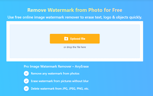 image for Watermark Remover - 1 Click to Erase