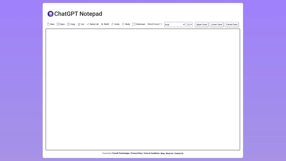 image for ChatGPT Notepad