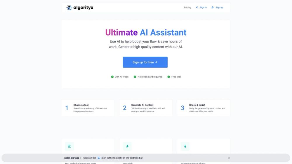 image for Algorityx
