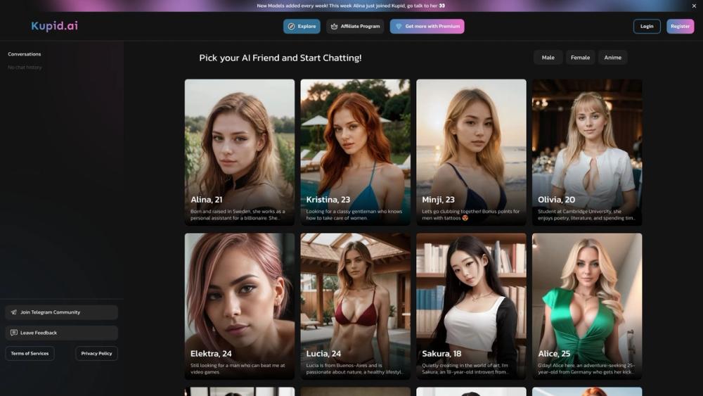 image for Kupid AI - Chat with AI Girls