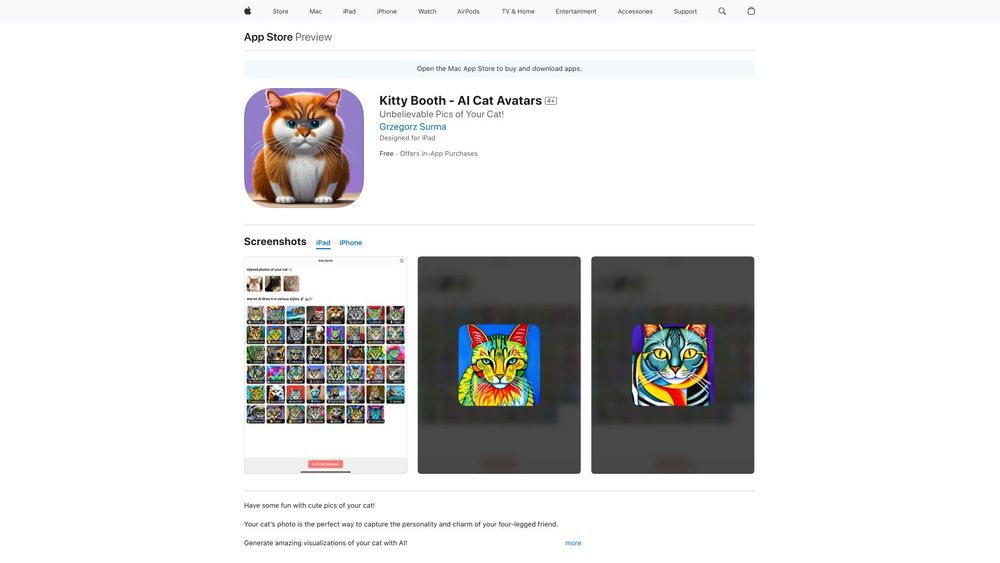 image for Kitty Booth - AI Cat Avatars