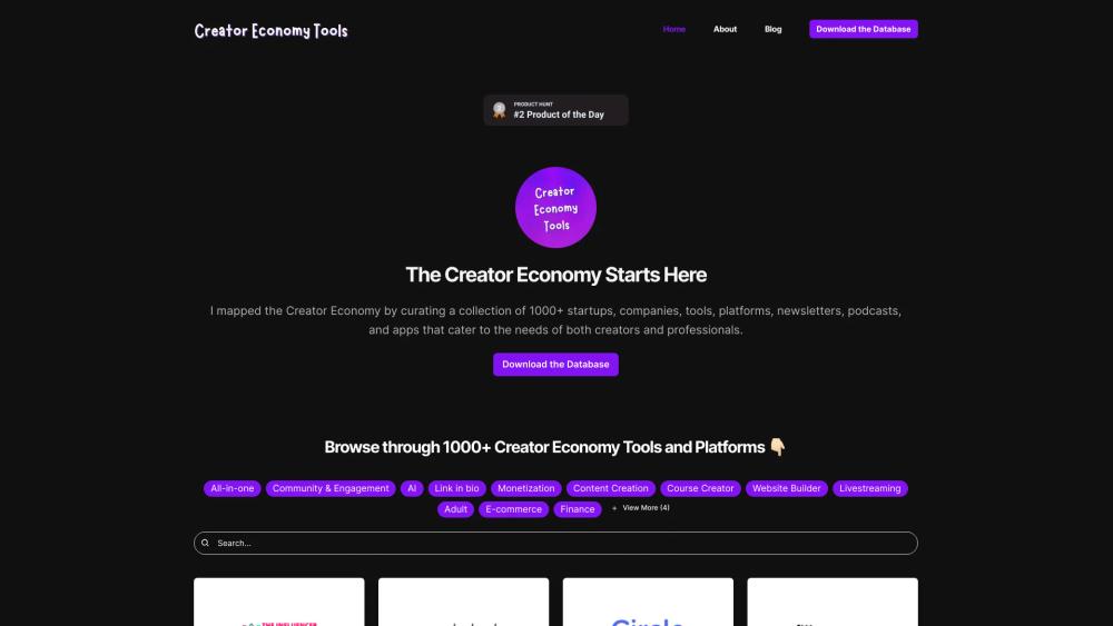 image for Creator Economy Tools