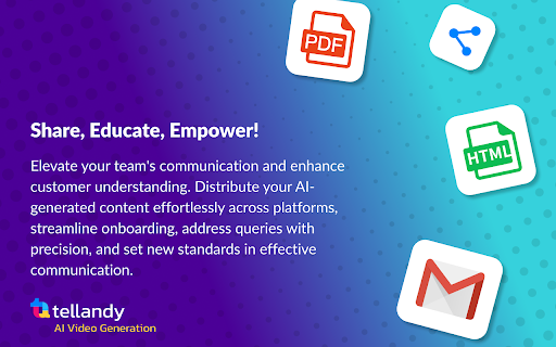 image for TellAndy: AI-Generated Guides and Videos