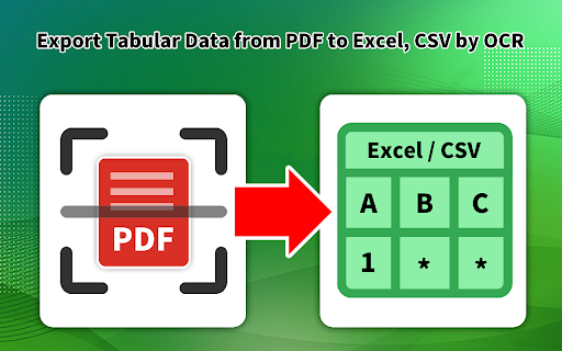 image for Table OCR - Extract tabular data from Pdf/Img