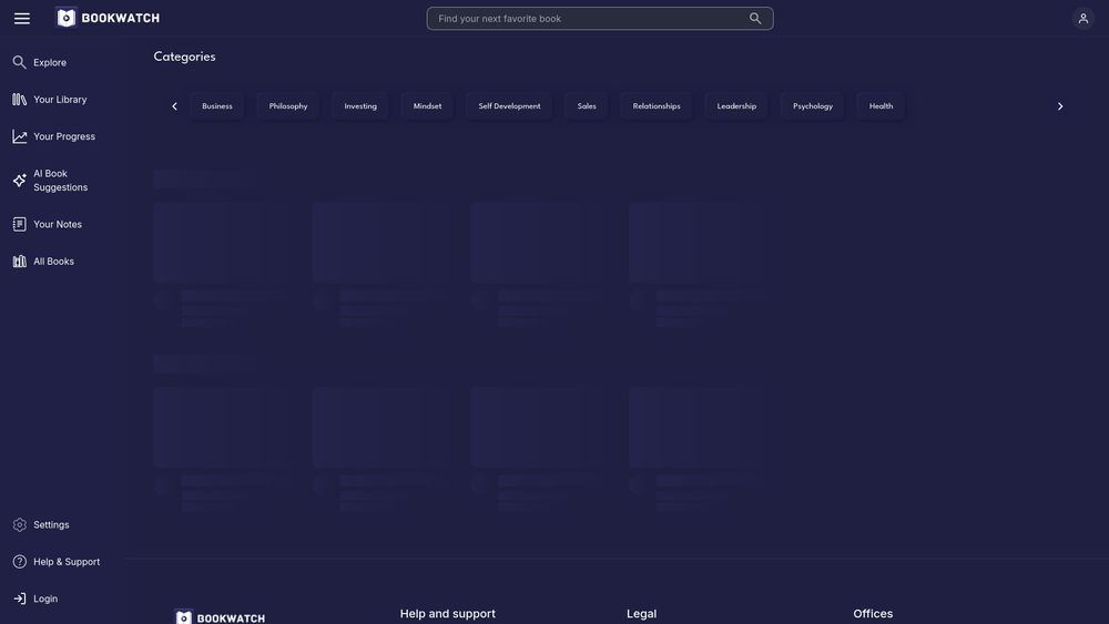 image for BookWatch - The 1st Visual Library