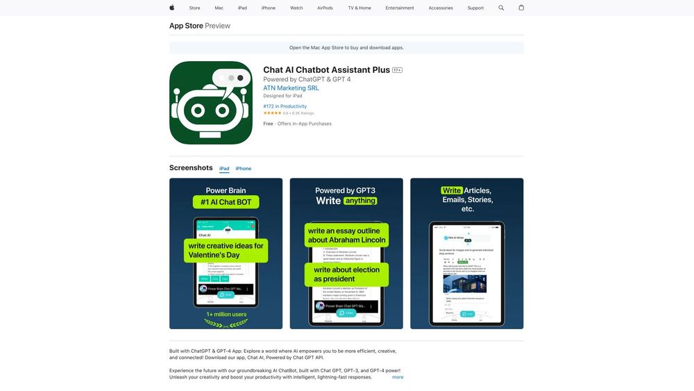 image for PowerBrain AI Writing Tool & Chat GPT