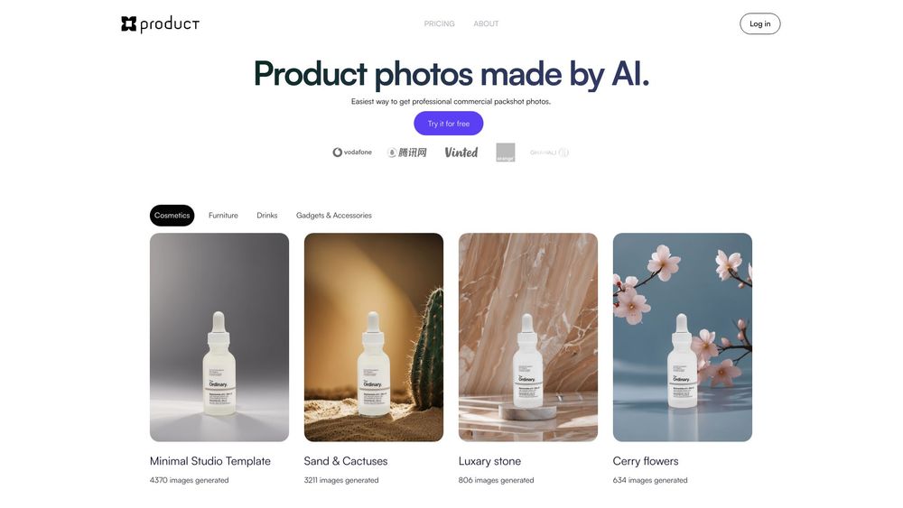 image for ProductAI - Professional commercial product photos