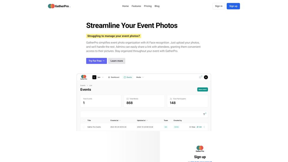 image for Gatherpro.events