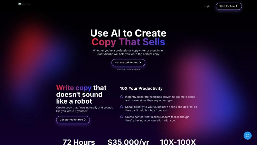 image for ClarityScribe AI
