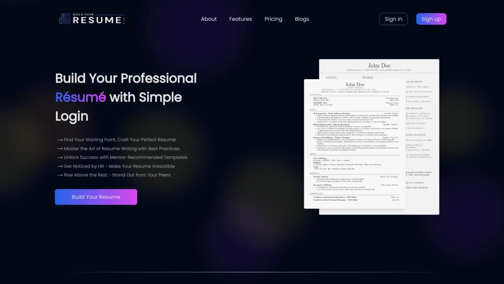image for Build Your Resume