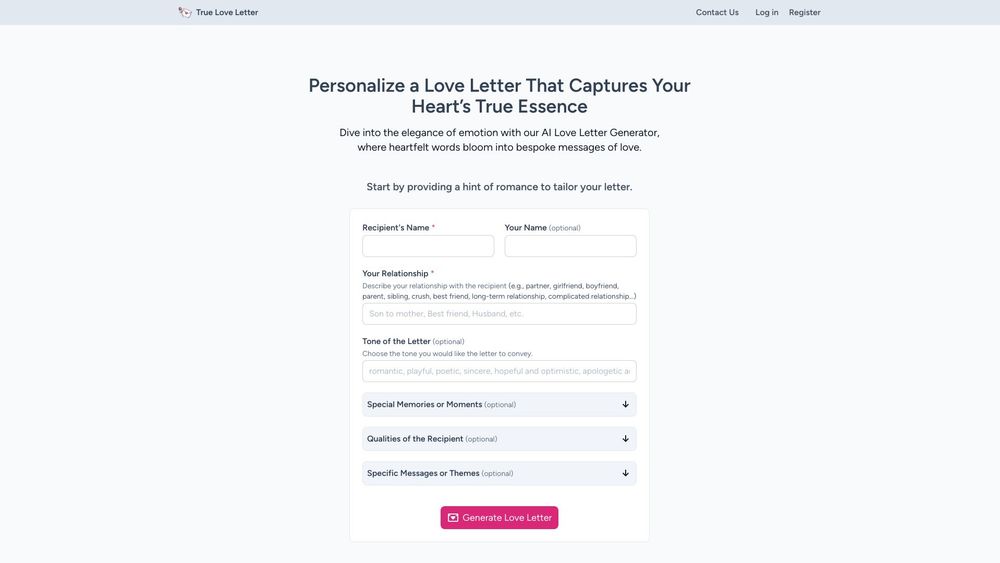 image for True Love Letter