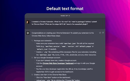 image for GPT4 Chat settings using prompts