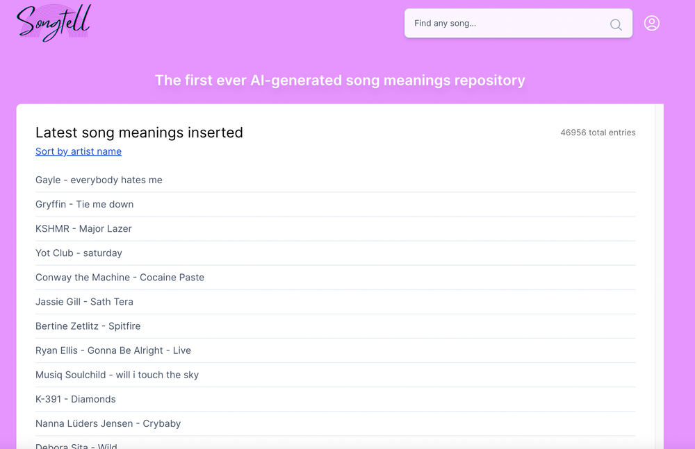 image for Songtell