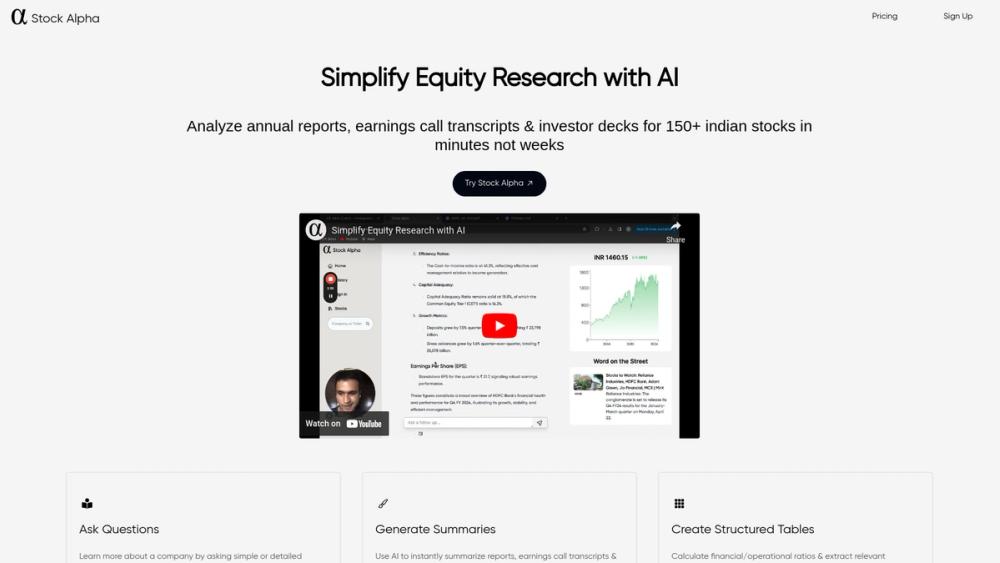 image for Stock Alpha