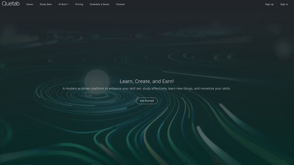 image for Quetab - AI Flashcard & Quiz Generator