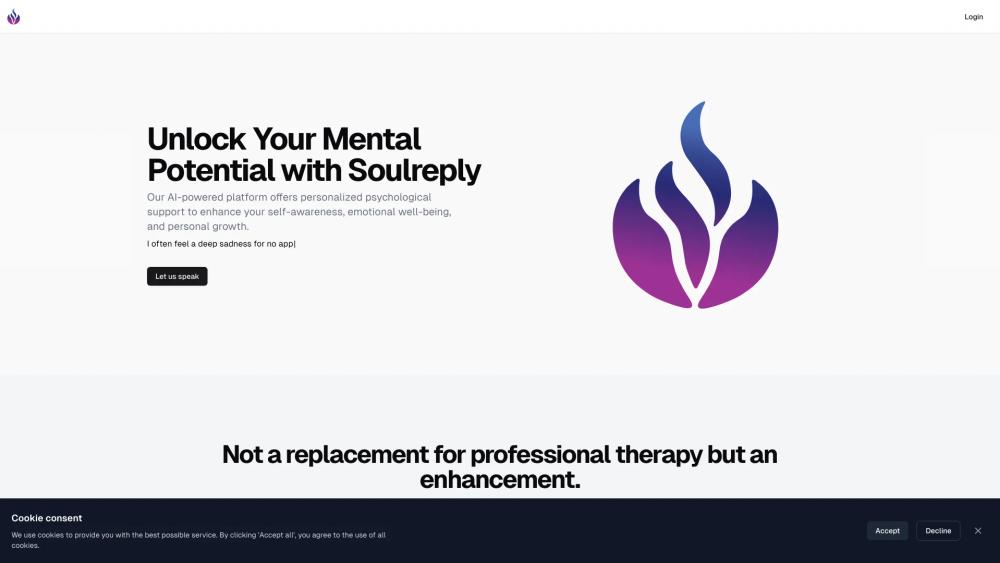 image for Soulreply - Your mental supporter
