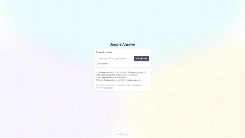 image for Simple Answer