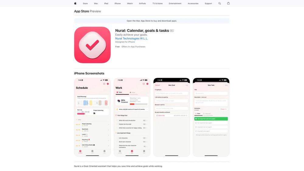 image for Nural: Calendar, Goals & Tasks