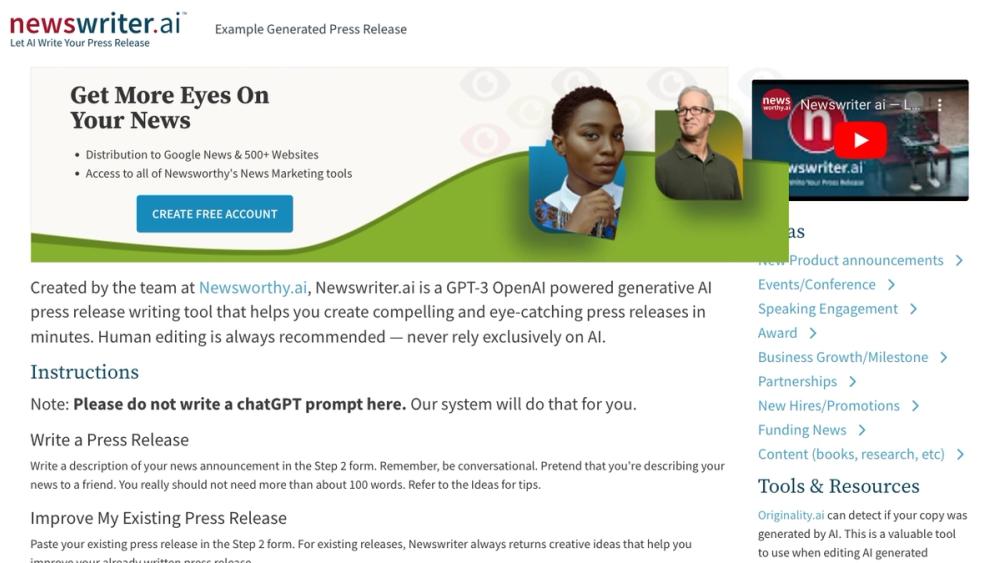 image for Newswriter.ai