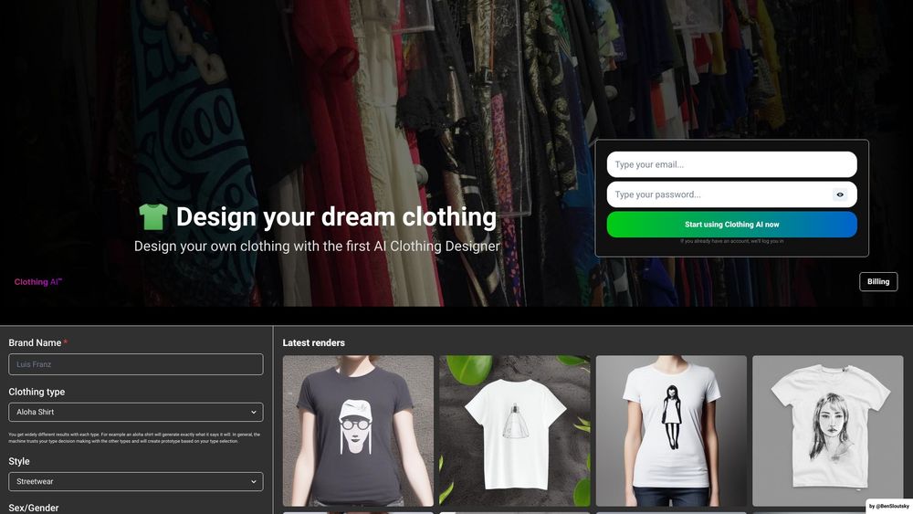 image for ClothingAI