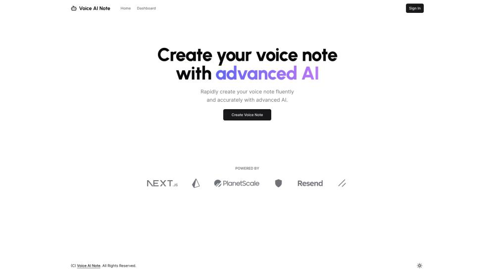 image for Voice AI Note