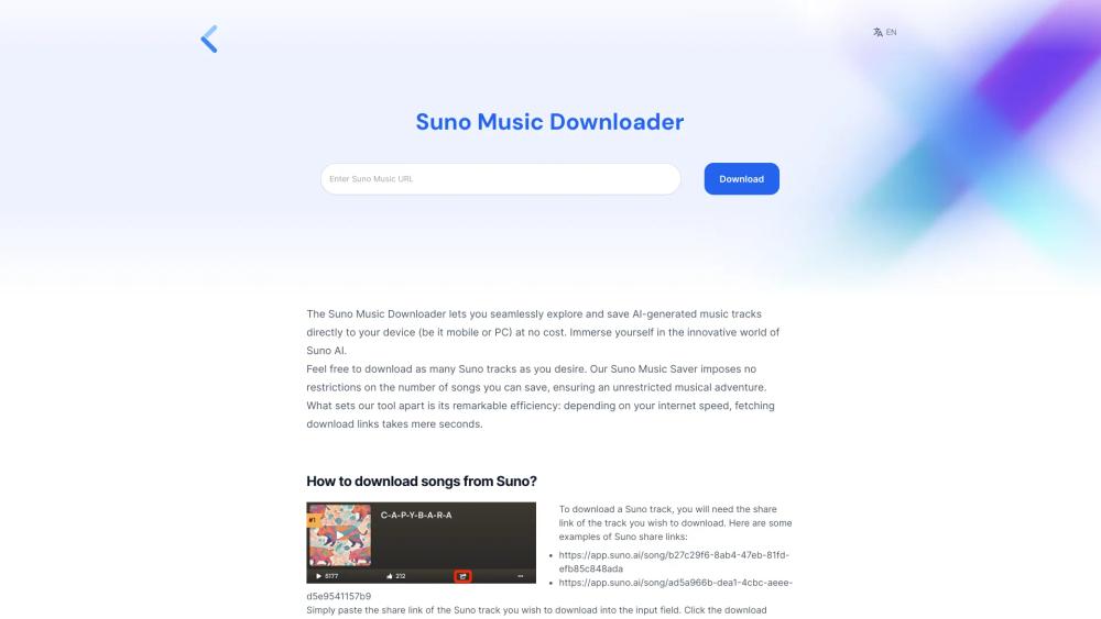 image for Suno Music Downloader
