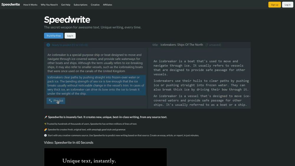image for Speedwrite