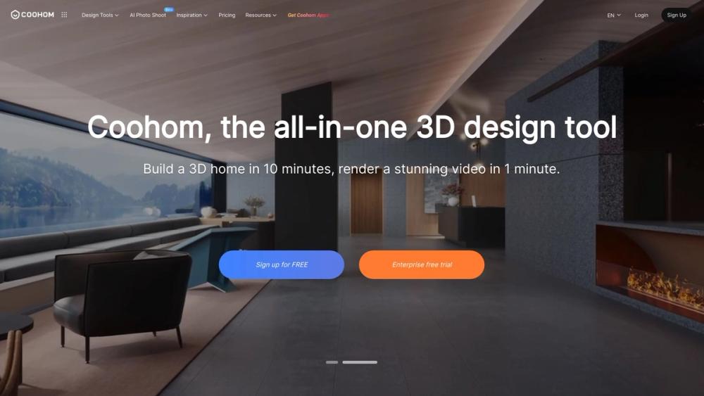 image for Coohom - 3D Home Interior Design AI Tool