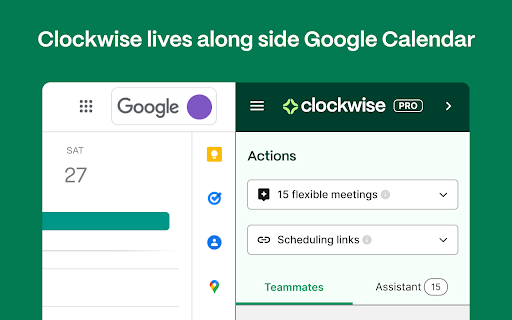 image for Clockwise: AI Calendar & Scheduling Assistant