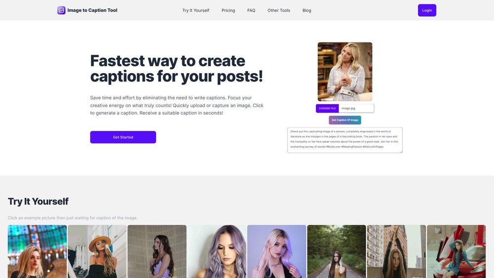 image for Image to Caption Tool