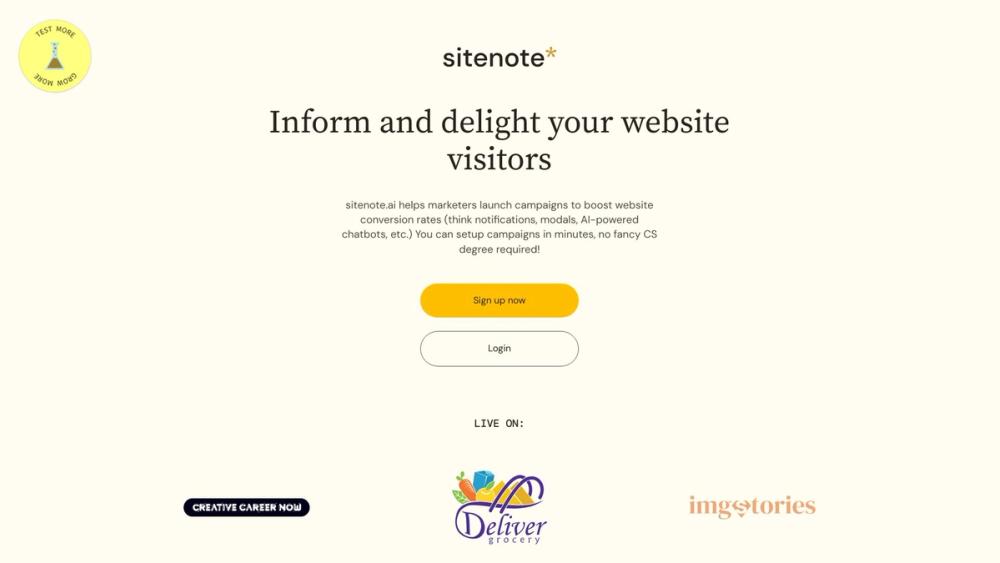 image for sitenote