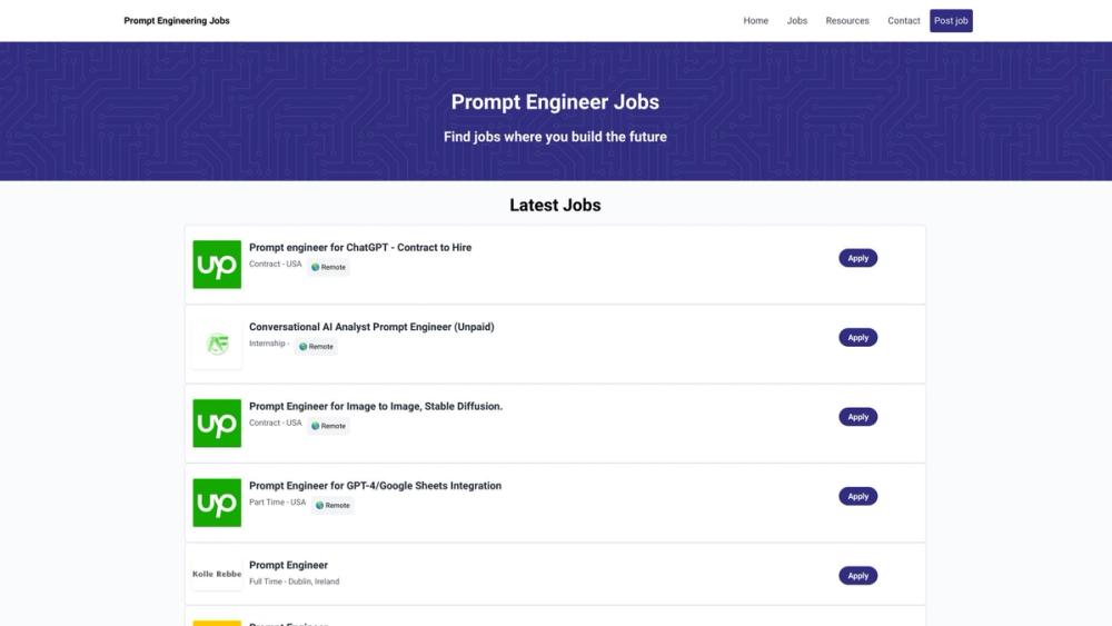image for Prompt Engineering Jobs