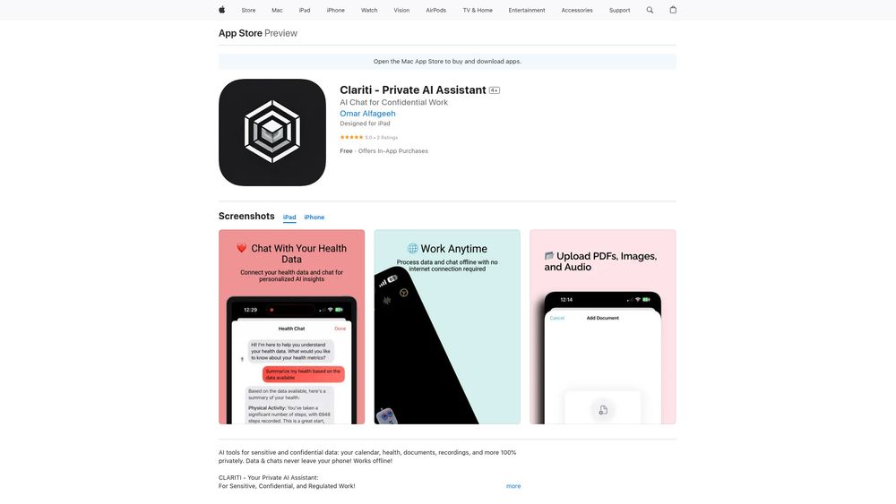 image for Clariti: AI Privately