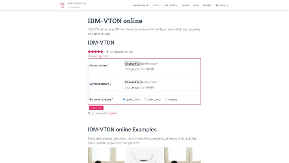 image for IDM-VTON online