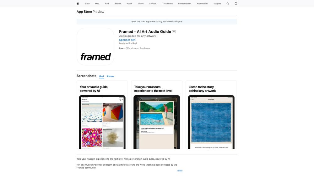 image for Framed - Art Audio Guide