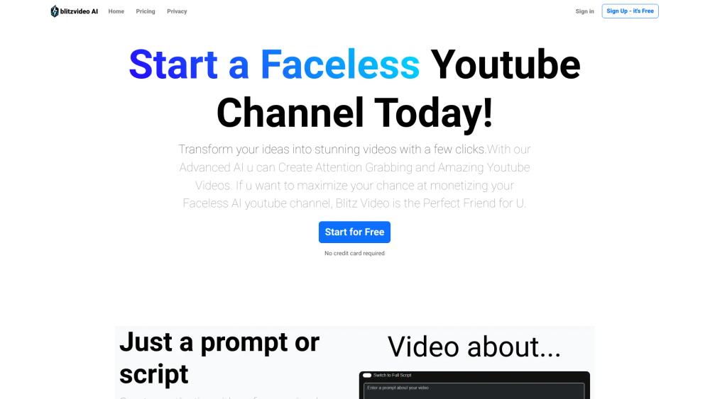 image for BlitzVideo.AI
