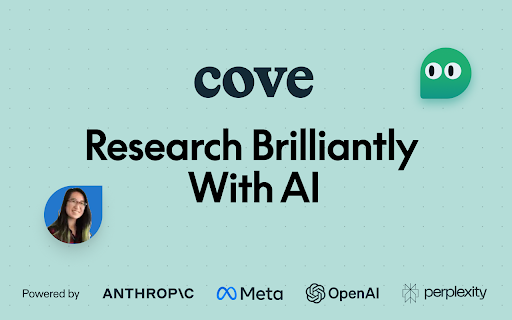 image for Cove: Research Brilliantly With AI
