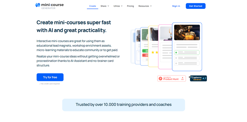image for Mini Course Generator