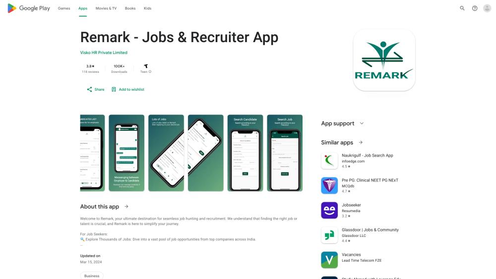 image for Remark - Jobs & Recruiter App