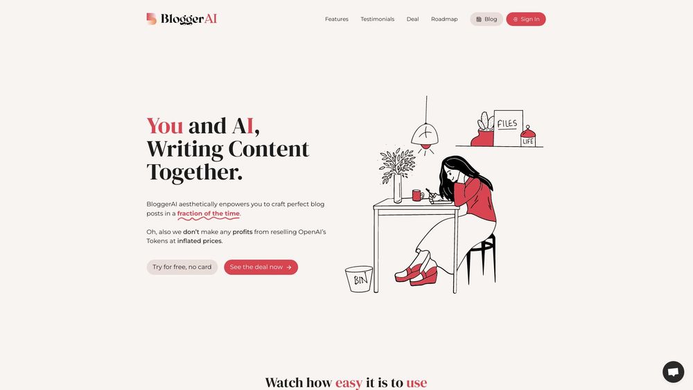 image for BloggerAI