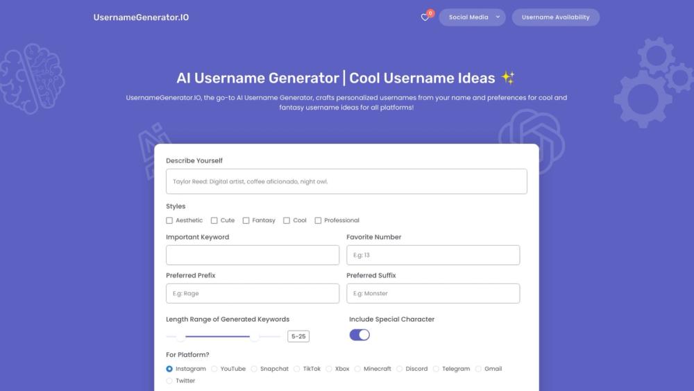 image for Username Generator