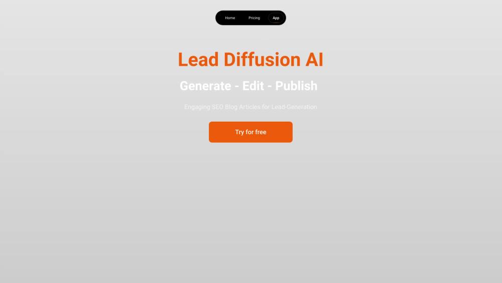 image for Lead Diffusion AI