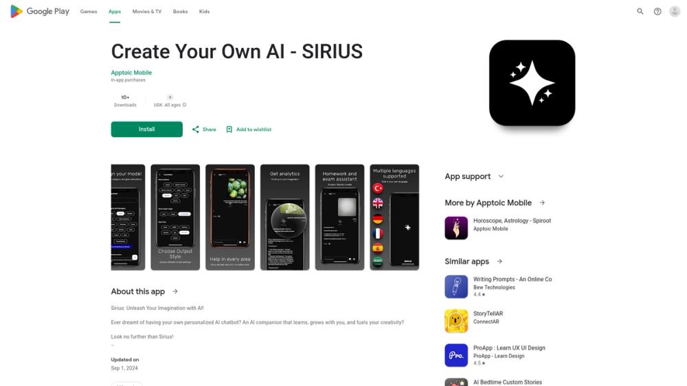 image for Create Your Own Personalized AI - SIRIUS