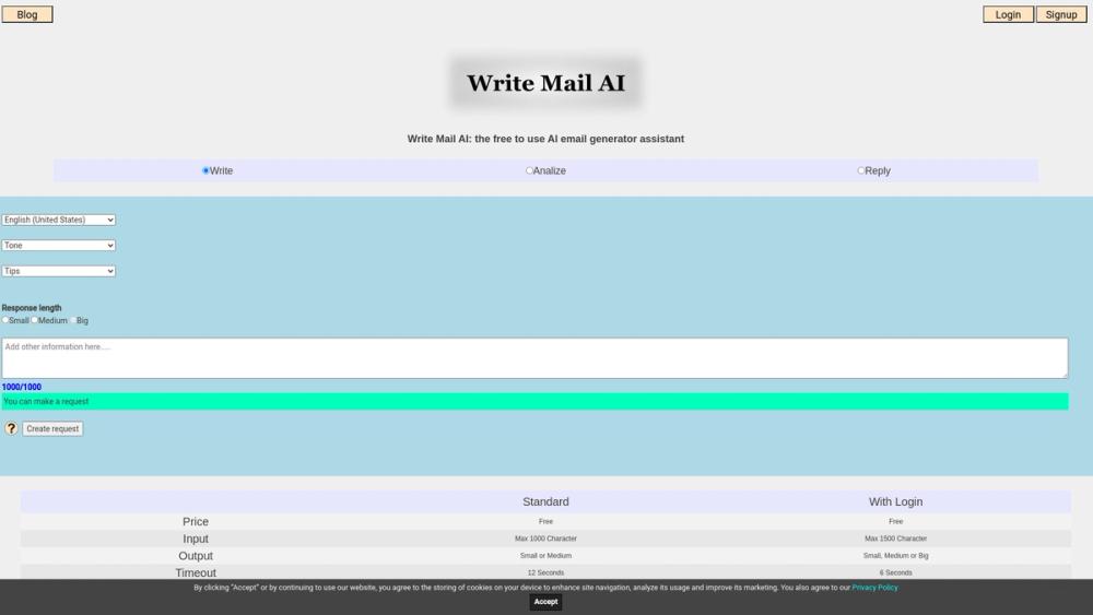 image for Write Mail AI