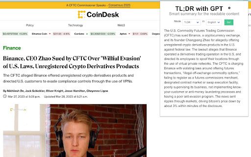 image for TLDR with GPT